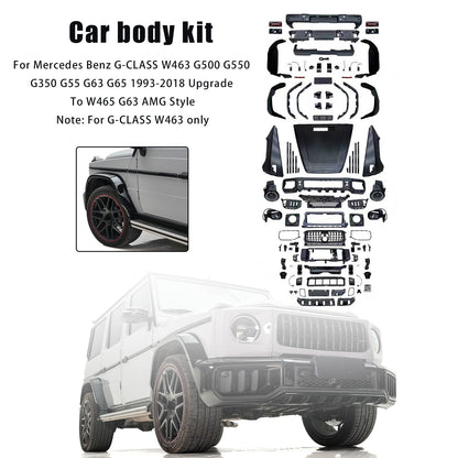 Kit carrozzeria e paraurti in stile AMG per Mercedes W463 G550 G500 (1993-2018), compatibile con modelli dal 1993 al 2018 (W465 G63).