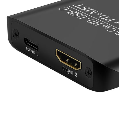 Adattatore 4K60TYPE-C a HDMI+TYPE-C Splitter di alimentazione per display diversi