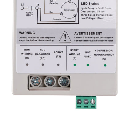 Avviatore graduale CA con protezione inversa del motore (16-32 A + kit di installazione)