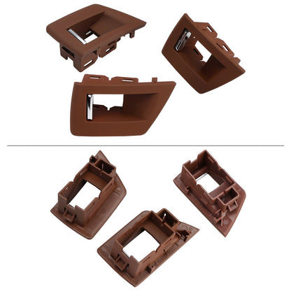 7x Maniglia interna per pannello porta rosso-marrone per BMW Serie 5 F10 F11 10-16