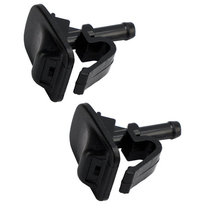 2 pezzi ugello lavavetri tergicristallo spray 55156728AB per Jeep Wrangler JK 2002-2012