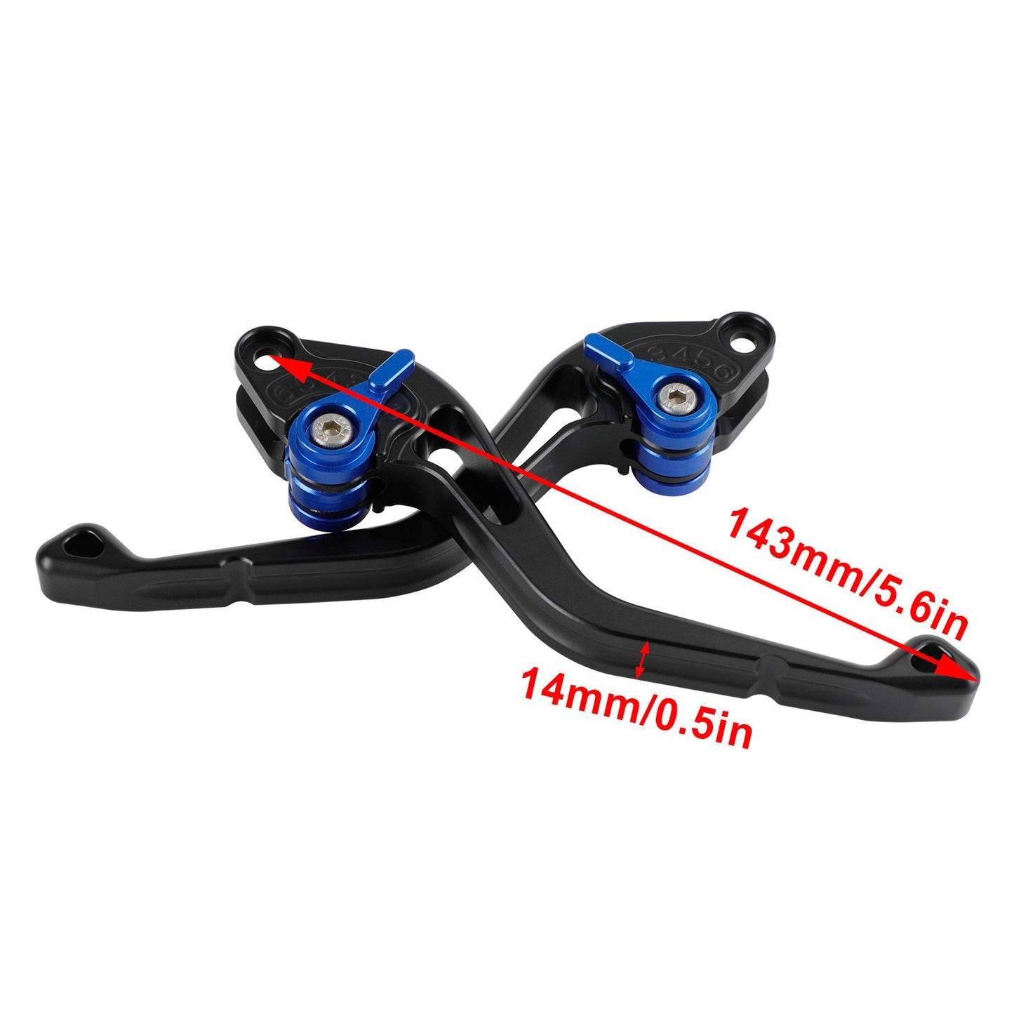 Nuovo Corto Leve Freno Frizione per Suzuki GSF650 GSX1250 GSXR1300 DL1000 Blu