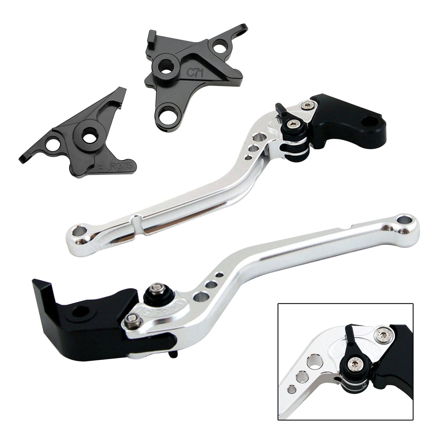 Leva frizione freno lunga adatta per BMW R NINE T /PURE/RACER 2017-2023