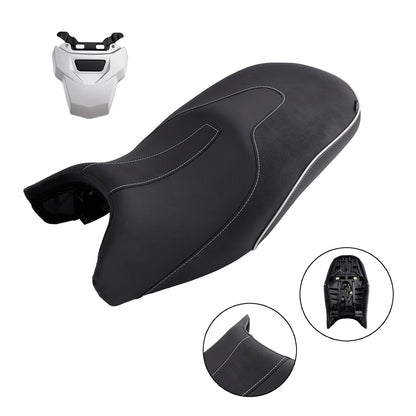 Sella passeggero anteriore per BMW R1200GS LC R 2013-2018, cuscino nero