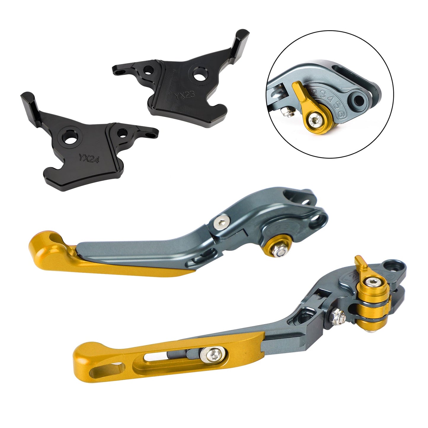 Leva freno frizione regolabile adatta per YAMAHA XMAX 300 2023-2025