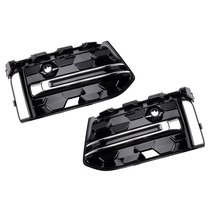 Griglia fendinebbia paraurti anteriore Audi A6 C8PA S-Line S6 2023+, finitura nera cromata