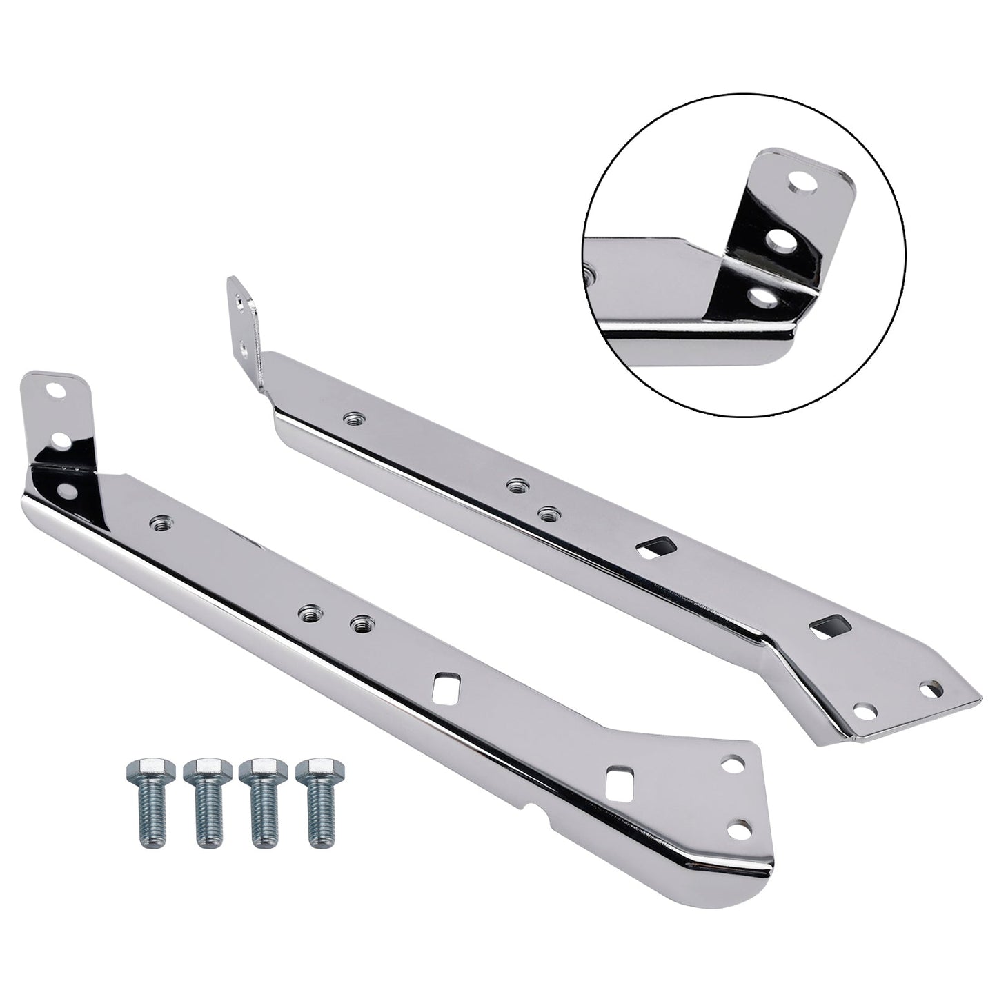 Coppia di supporti per borse laterali 90718-79C per Touring Road Glide Flt 85-08
