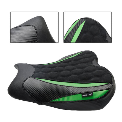 Cuscino per sedile anteriore Raider Cushion KAWASAKI Ninja ZX-4R ZX-4RR 2023, colore verde