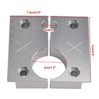 Corpo del serbatoio e morsetto dell'albero 803-00-208 per la ricostruzione dell'ammortizzatore Fox Float X Morsetto a morsa