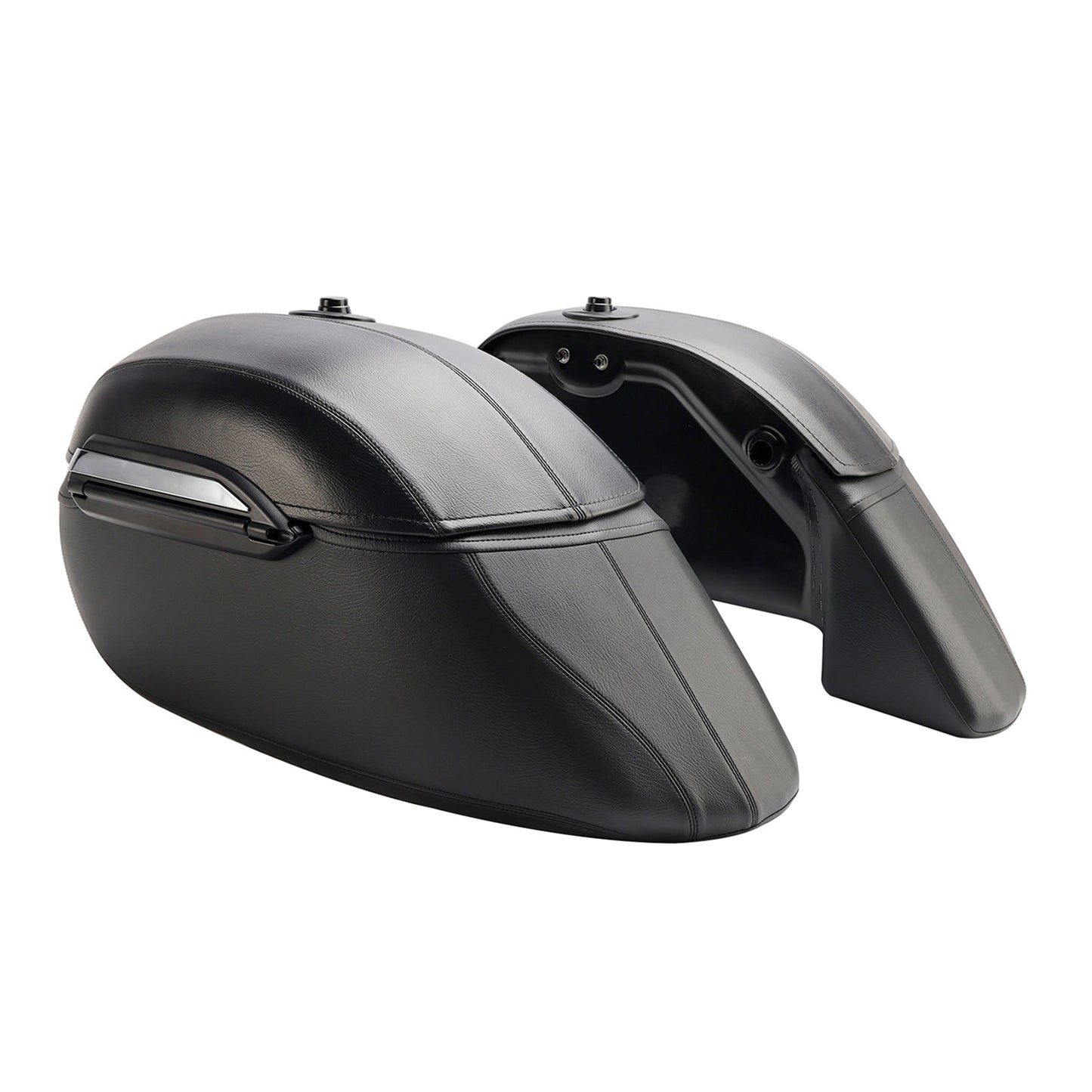 Borsa laterale in poliuretano per Kawasaki Vulcan S 650 Vn/En650 2015-2023, nera