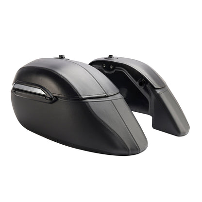 Borsa laterale in poliuretano per Kawasaki Vulcan S 650 Vn/En650 2015-2023, nera