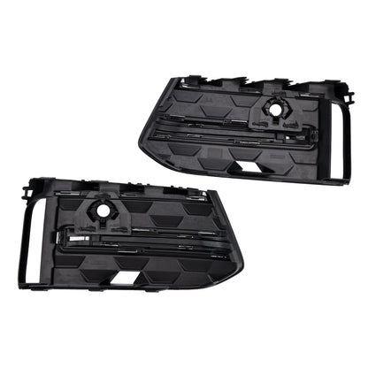 Griglia fendinebbia paraurti anteriore Audi A6 C8PA S-Line S6 2023+, finitura nera cromata