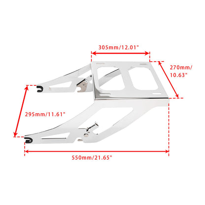 PORTAPACCHI RIMOVIBILE PER TOUR PACK 2 POSTI CROMATO PER M8 LOW RIDER S/ST 2018-2025