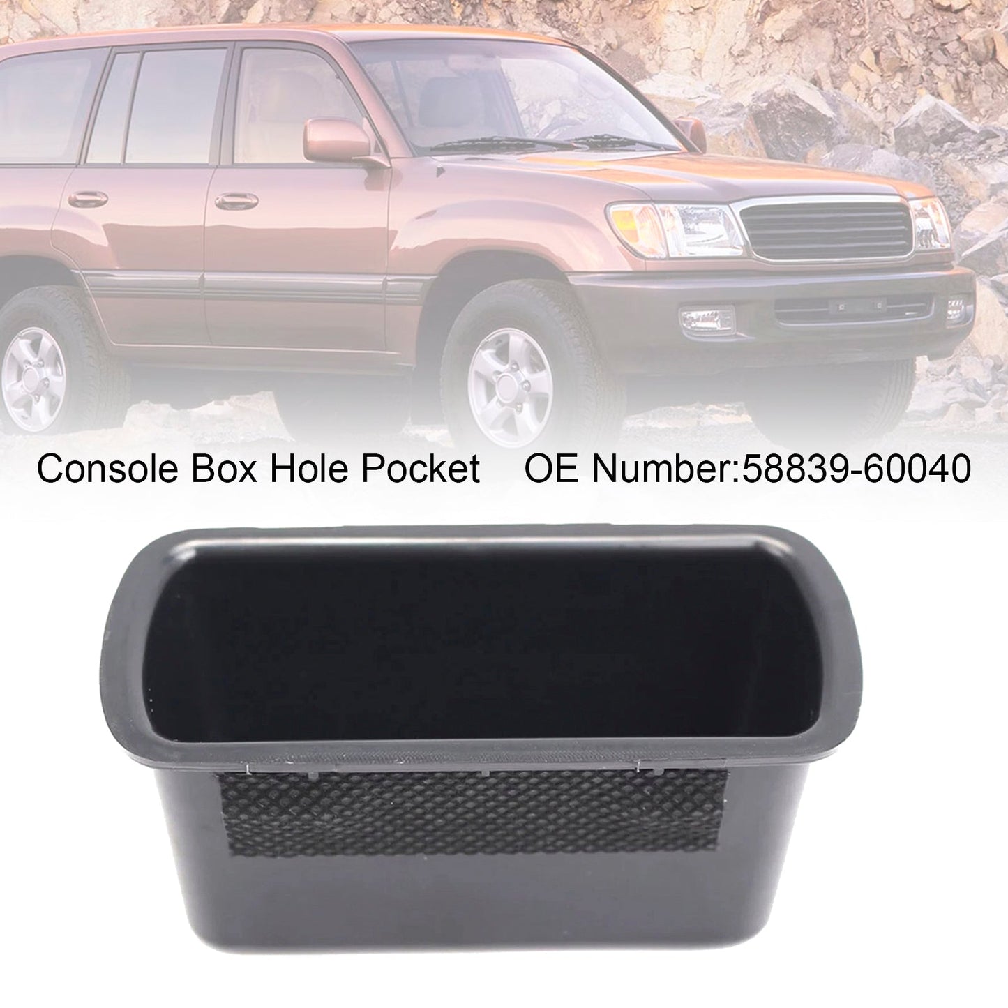 Tasca portaoggetti per console 58839-60040 per Toyota Land Cruiser 00-07 GX470 03-09