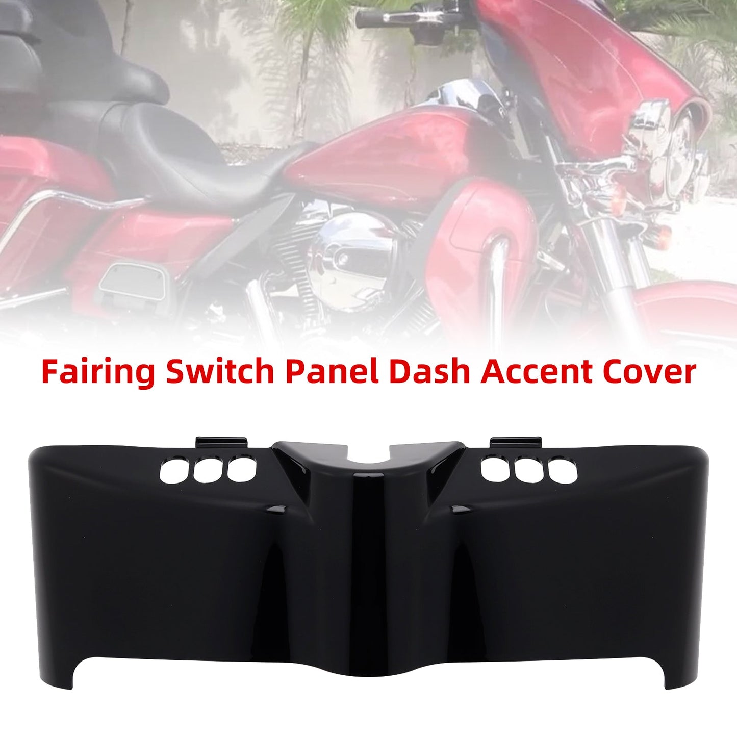 Pannello interruttori carenatura cruscotto copertura accento per Touring Electra Street 2014-2024