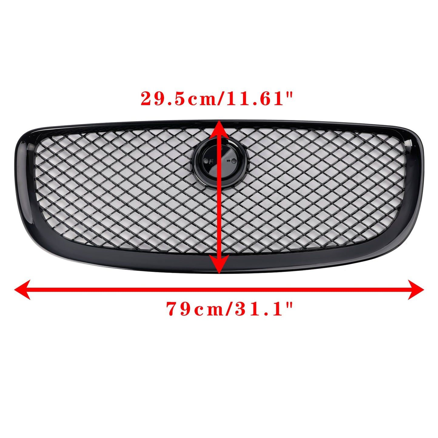 Griglia paraurti anteriore Jaguar XJ Gloss Black 2010-2015