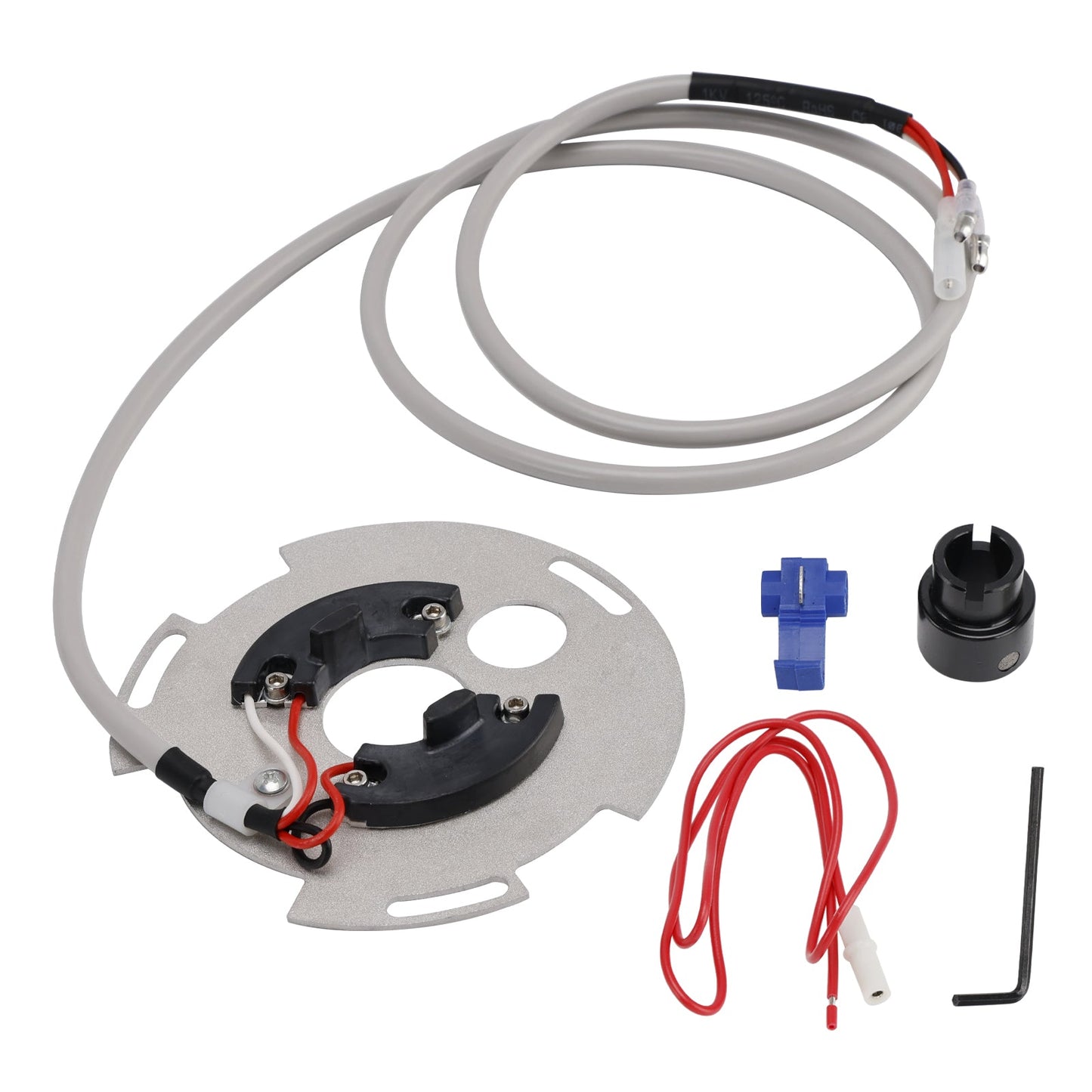 Piastra puntine accensione per Kawasaki 73-75 Z1, 76-77 KZ900, 77-80 KZ1000