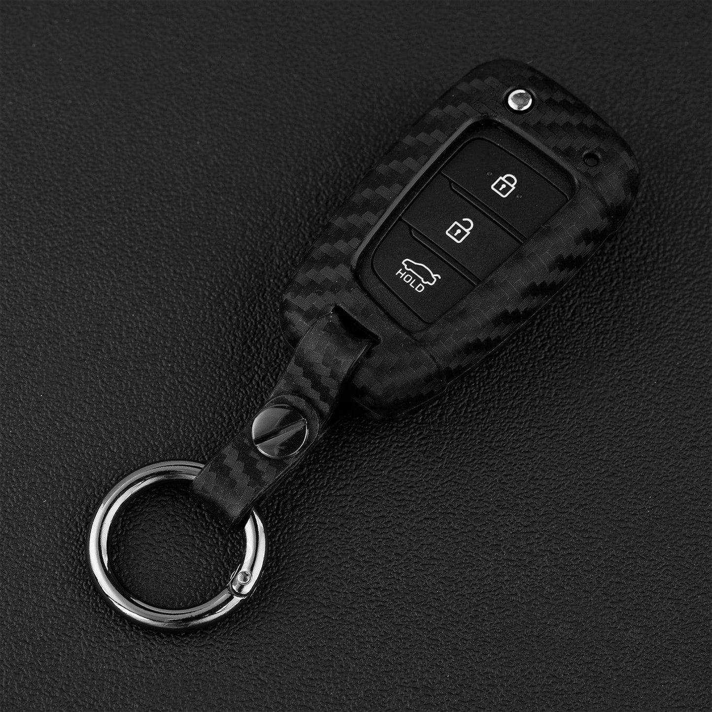 Custodia in similpelle e silicone per chiave auto con fibbia per Honda Accord