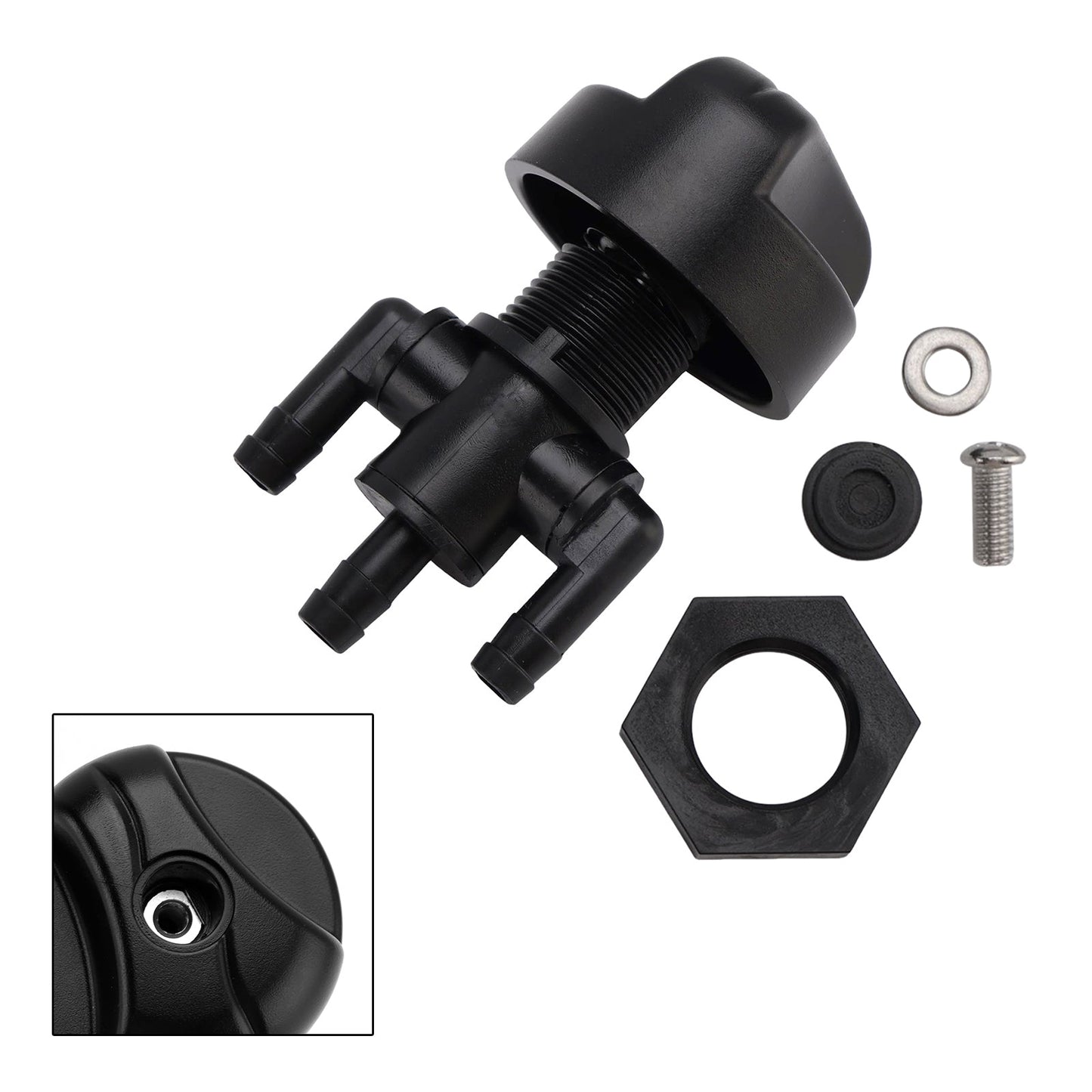 Rubinetto carburante a 3 vie 7052154 compatibile con Polaris Scrambler 400 Trail Blazer