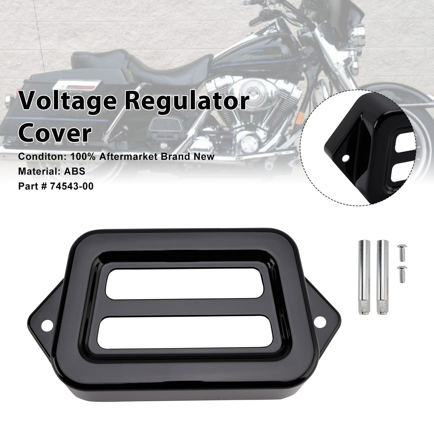 Coperchio del regolatore di tensione per Road King Electra Street Road Glide 1997-2008
