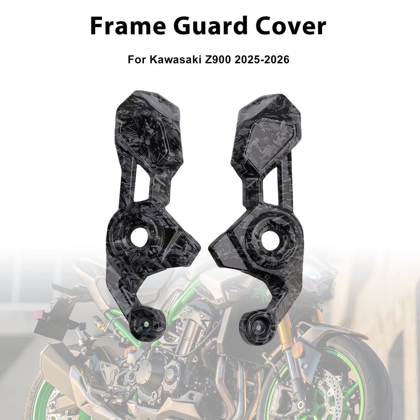 Carenatura di protezione del pannello di copertura laterale del telaio per Kawasaki Z900 2025-2026