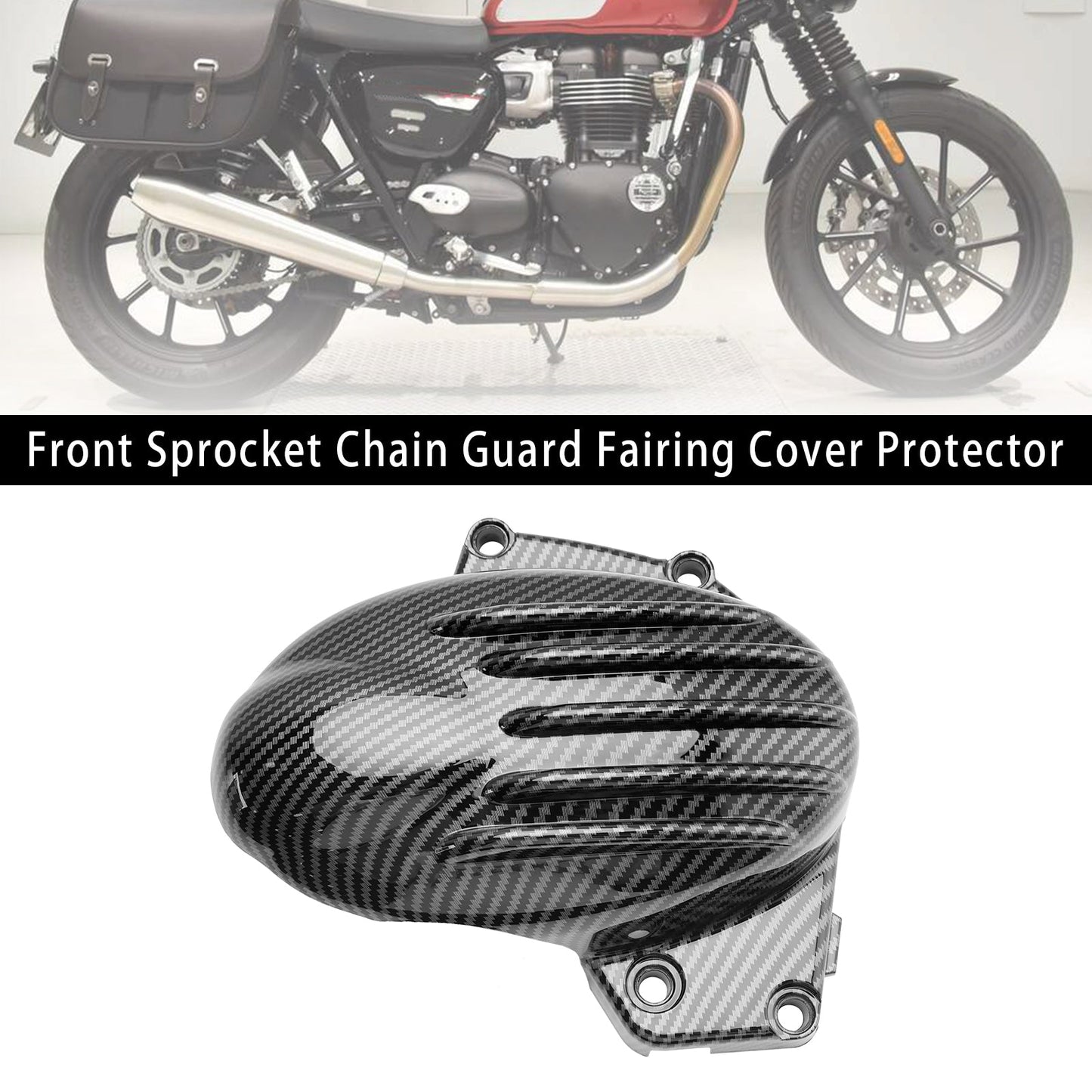 Copertura carenatura protezione catena pignone anteriore Speed Twin 900 2023-2024