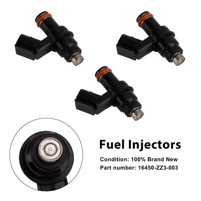Iniettori di carburante adatti per Honda 1998 60HP BF60A 16450-ZZ3-003 3 pezzi