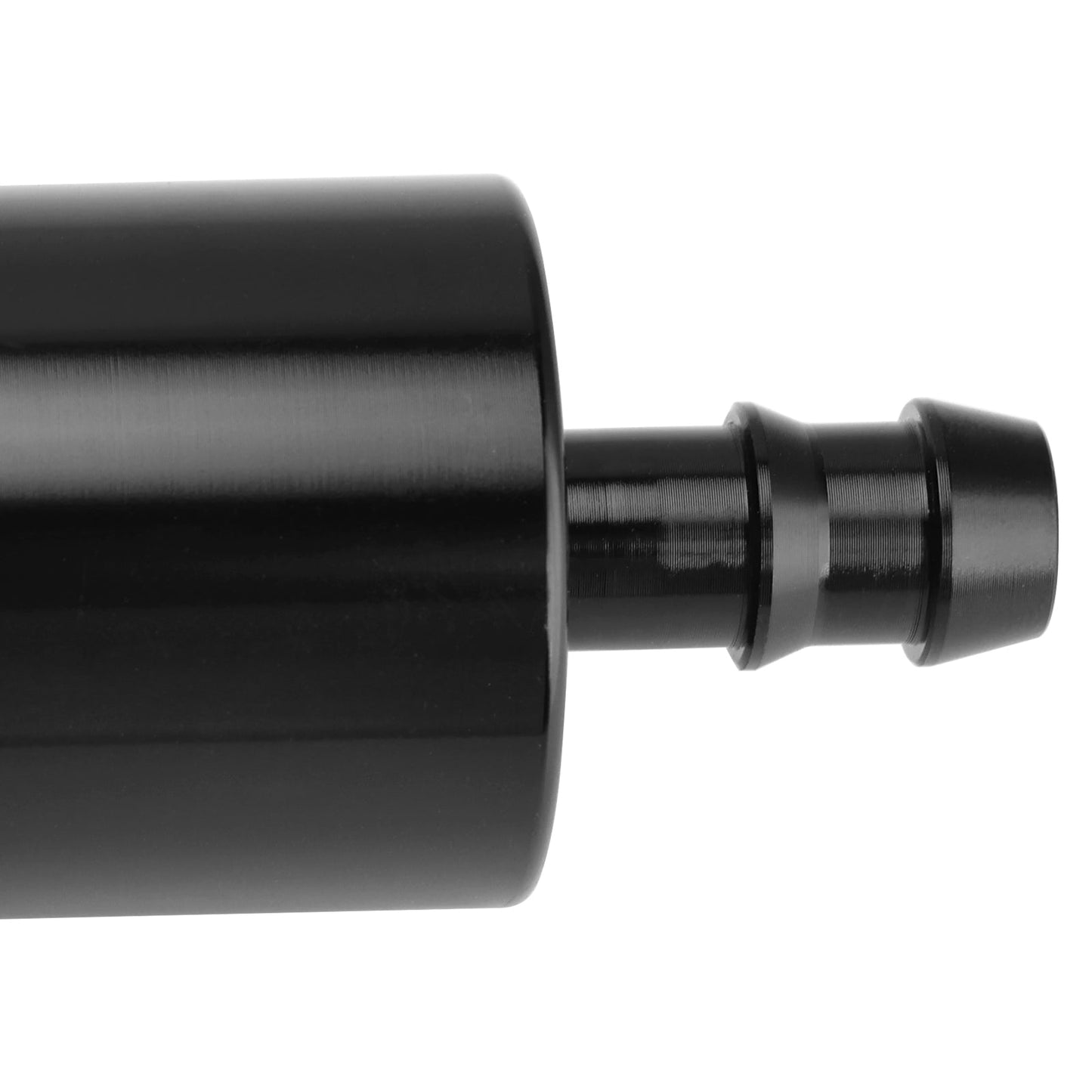 Adattatore per filtro per sistemi di alimentazione EFI in linea nero, attacco da 3/8"" con elemento filtrante da 30 micron