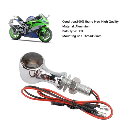 Indicatore di direzione a LED da 12 V, 8 mm, universale per moto Suzuki