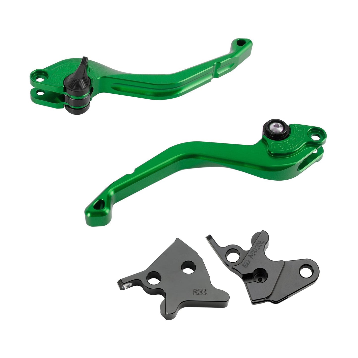 Leva freno frizione corta CNC adatta per YAMAHA YBR125 2005-2014