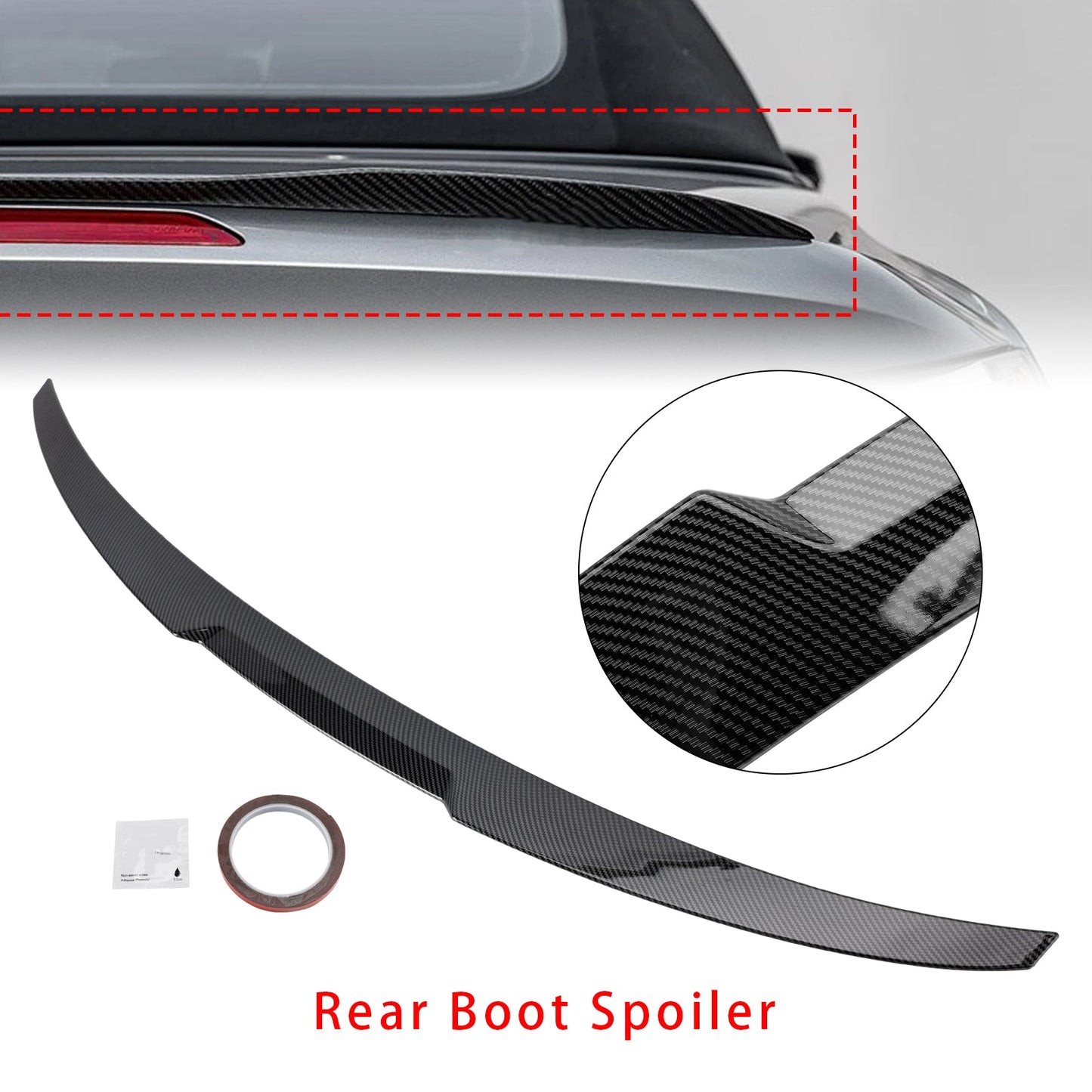 Spoiler posteriore in fibra di carbonio per BMW G83 M4 Cabrio 2020-2024