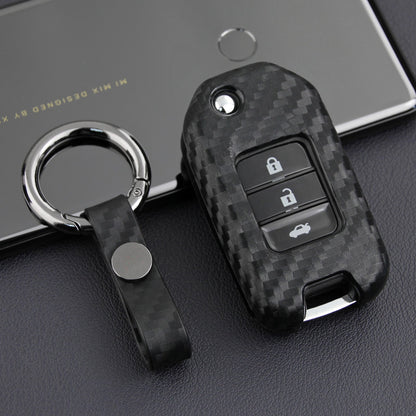 Custodia in similpelle e silicone per chiave auto con fibbia per Honda Accord