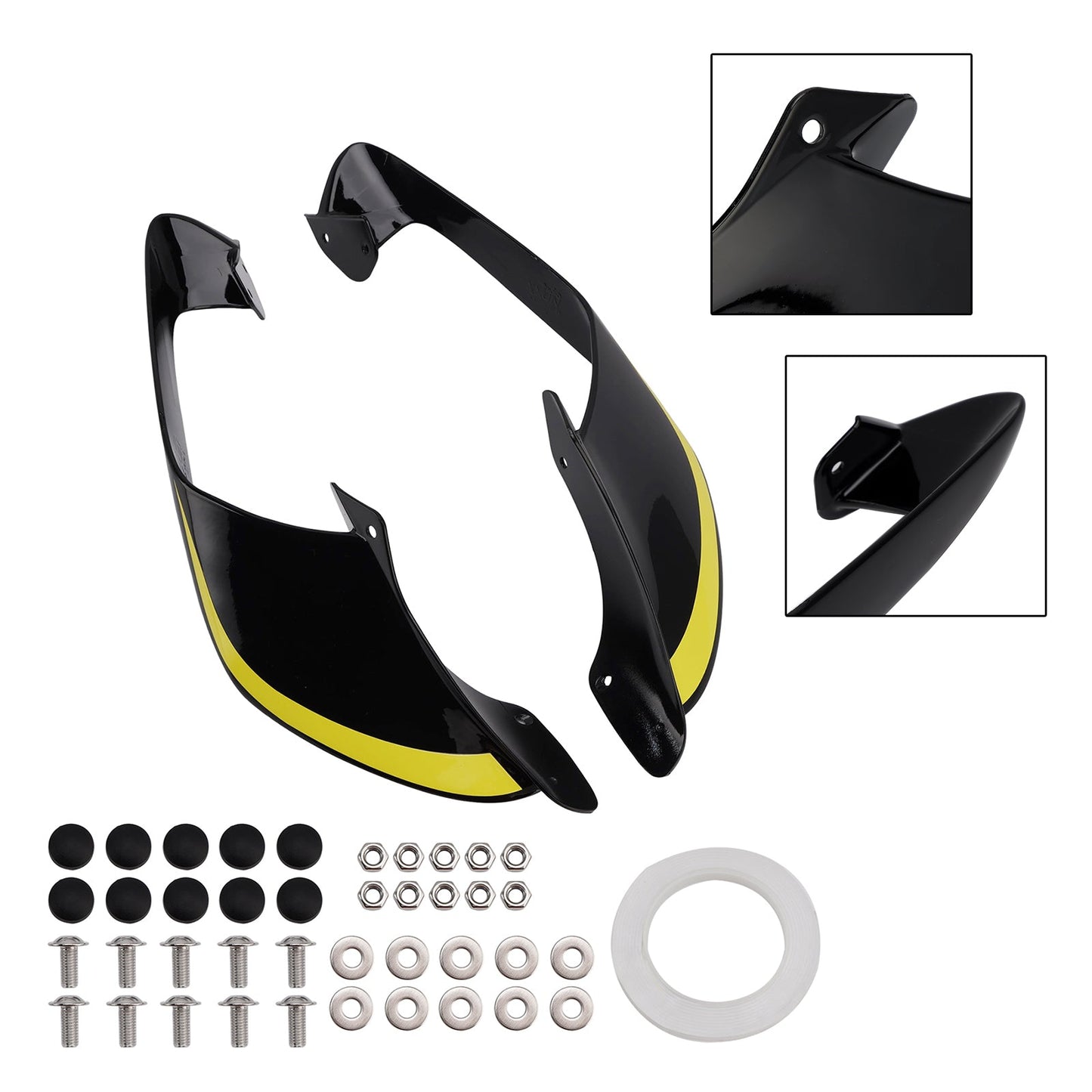 Alette laterali anteriori per Yamaha YZF R1 R1M 2021-2024, spoiler e carenatura