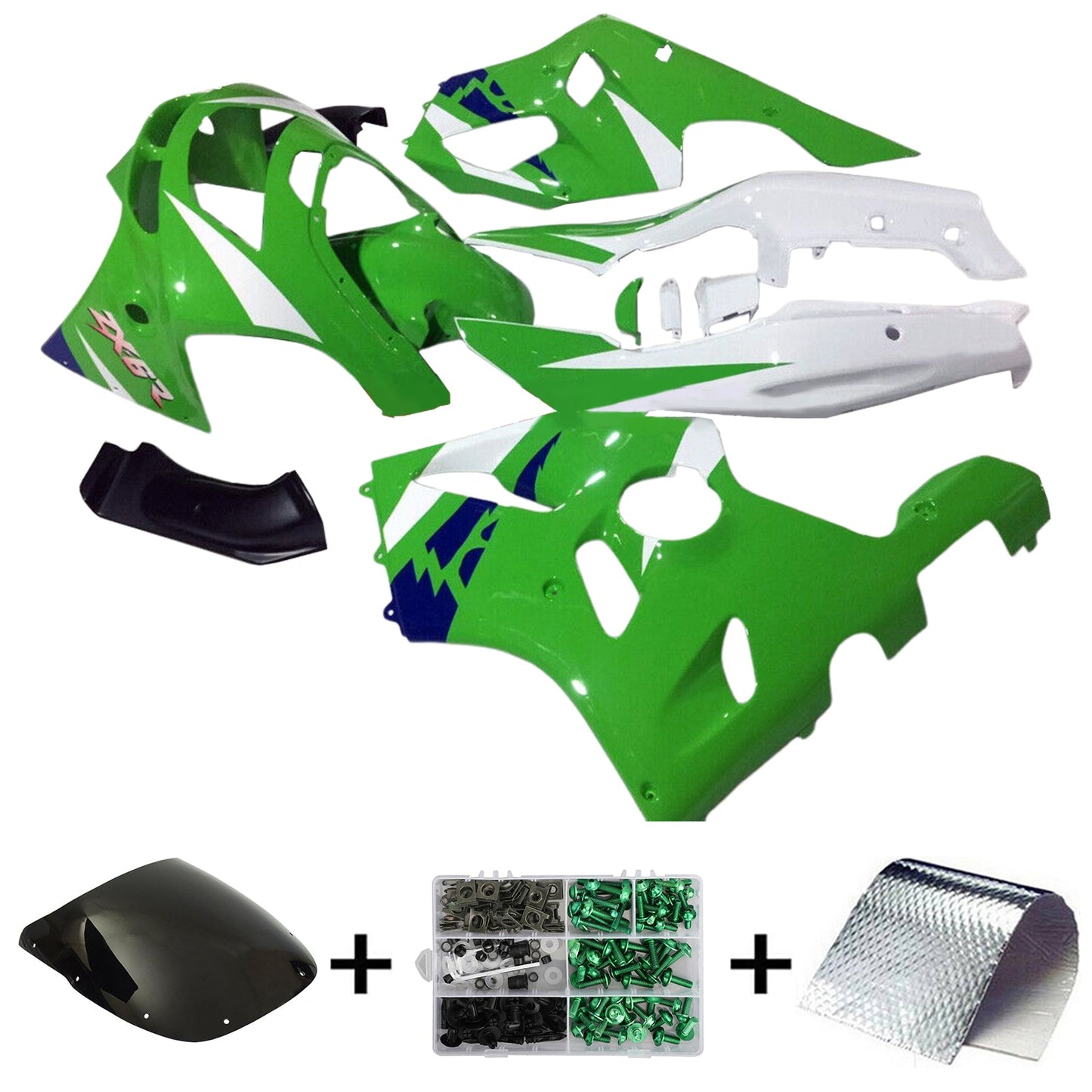 Kit carenatura iniezione Kawasaki ZX-6R 1994-1997 Carrozzeria plastica ABS