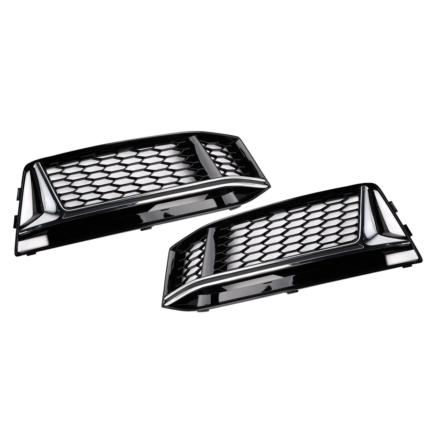 Griglia di copertura fendinebbia AUDI A4 B9 S-Line S4 2016-2018 (2 pezzi)