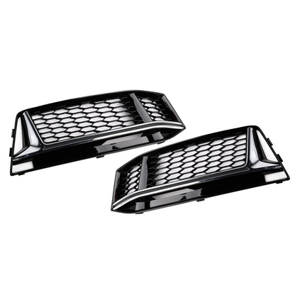 Griglia di copertura fendinebbia AUDI A4 B9 S-Line S4 2016-2018 (2 pezzi)