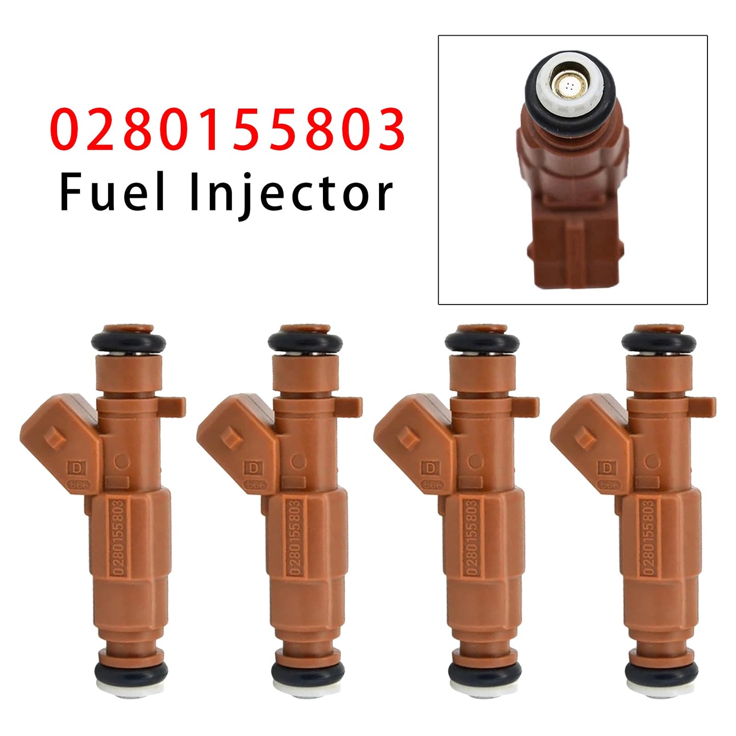 4 pezzi iniettore carburante per Peugeot 806 605 306 406 2.0 16V 0280155803 96288914