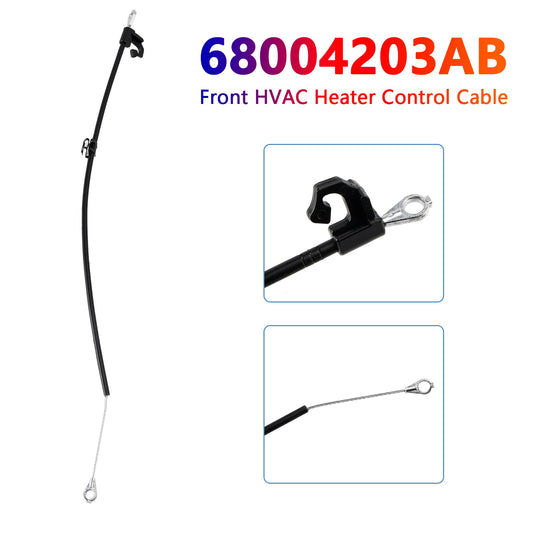 Cavo di controllo del riscaldatore HVAC anteriore 68004203AB per Jeep Wrangler 2007-2010