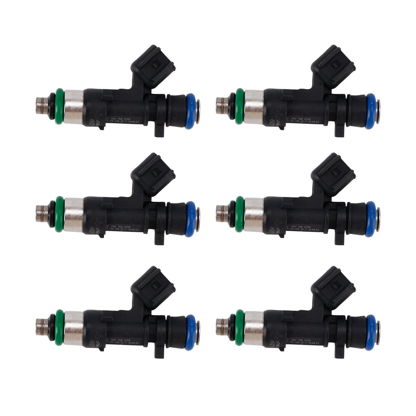 6 iniettori di carburante per Chrysler 300M 2004 Dodge Nitro 2007-2011 0280158028