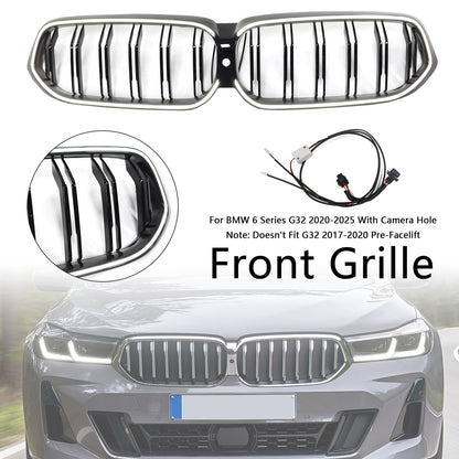 Griglia anteriore a doppio rene nera BMW Serie 6 G32 2020-2025