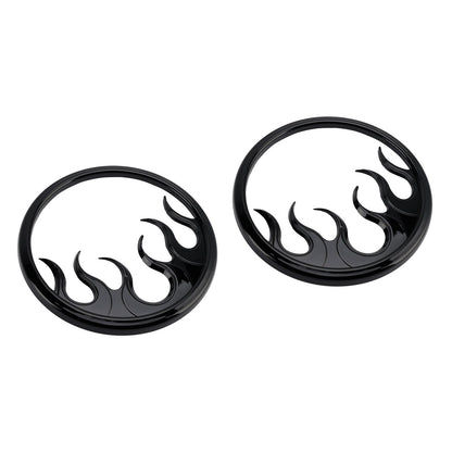 Griglie per altoparlanti Flame Accent Trim Cover per Touring Electra Glide Ultra Classic