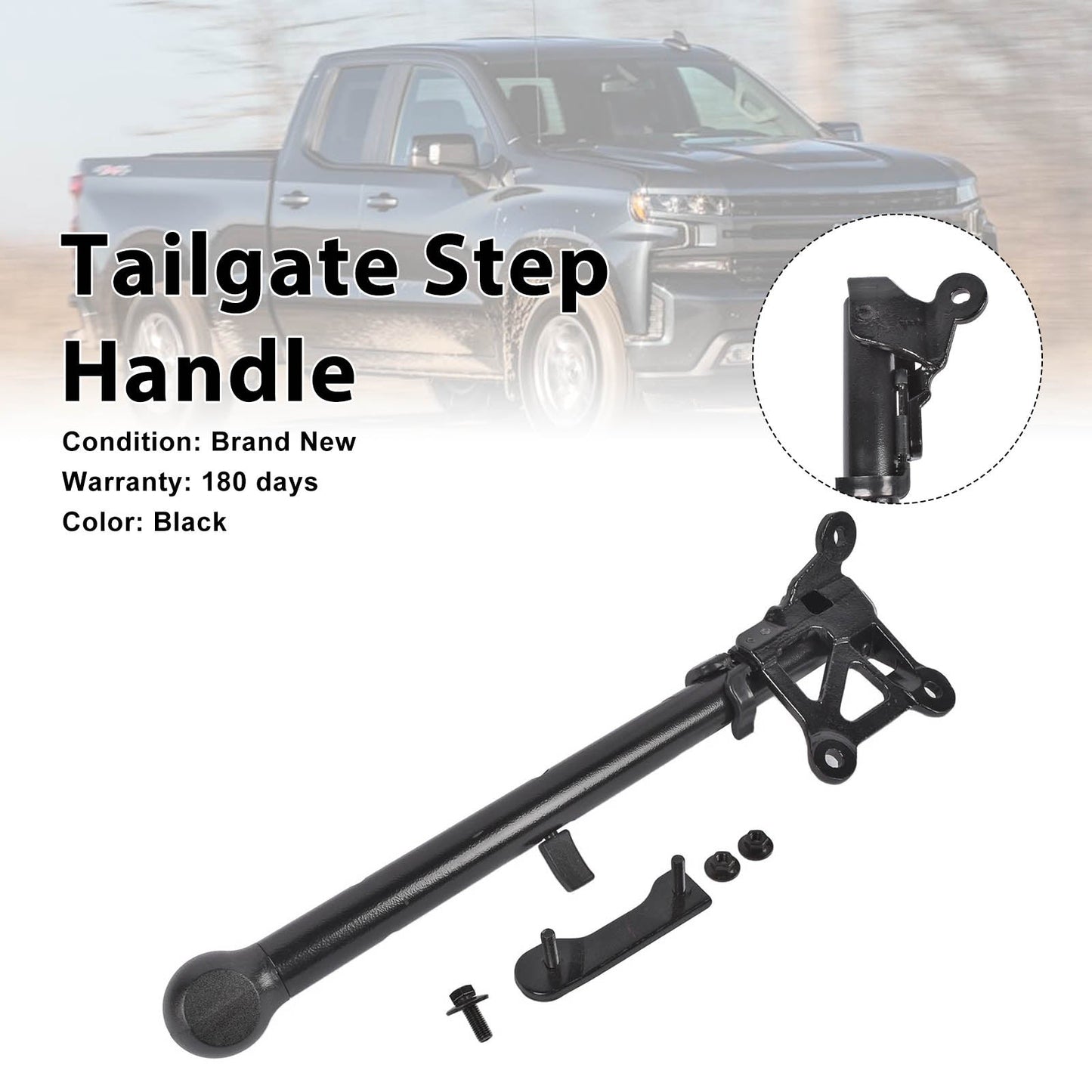 Maniglia ausiliaria per portellone posteriore compatibile con GMC Sierra 1500 2500 3500 Pickup 2019-2026