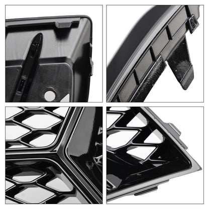 Griglia paraurti anteriore Audi A3 2017-2020 Copertura fendinebbia Telaio lampada Trim Fit