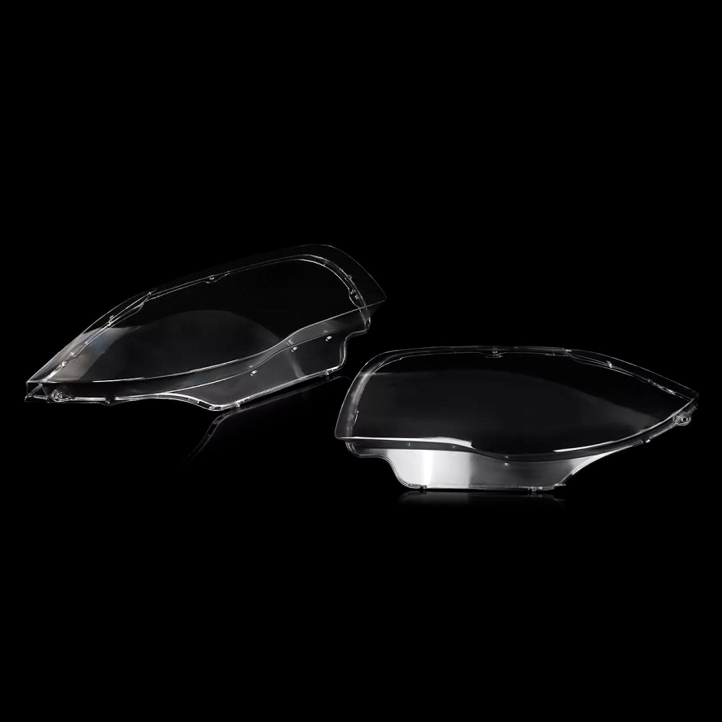 Copertura trasparente in vetro per faro anteriore BMW Serie 1 E81 E82 E87 E88 2 pezzi 2003-2011 63126924486,