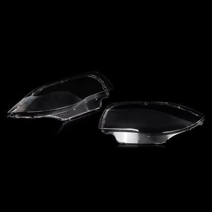 Copertura trasparente in vetro per faro anteriore BMW Serie 1 E81 E82 E87 E88 2 pezzi 2003-2011 63126924486,