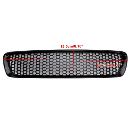 Griglia a nido d'ape per paraurti anteriore nero lucido Volvo S40 V50 2004-2007