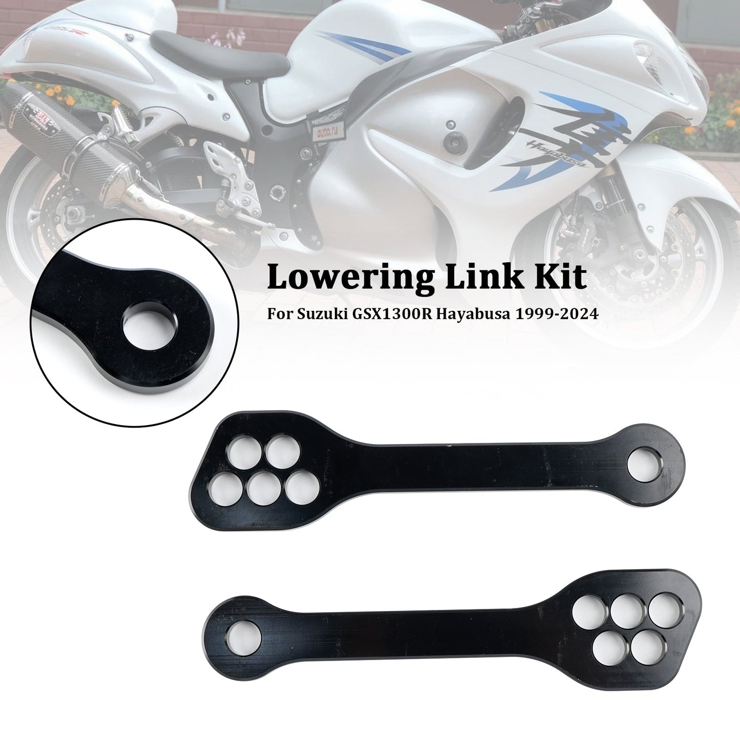 Kit collegamenti regolazione abbassamento sospensione Suzuki Hayabusa GSX1300R 1999-2024