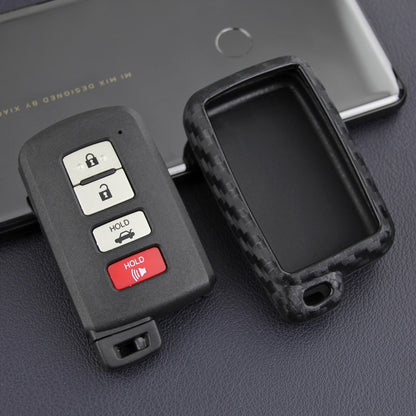 Custodia in similpelle e silicone per chiave auto con fibbia per Toyota Highlander