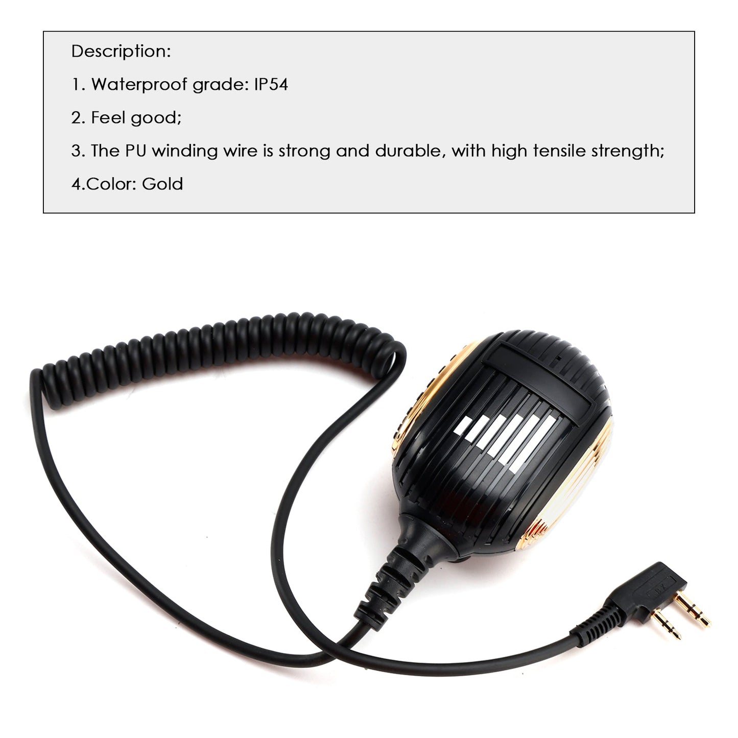 Altoparlante per microfono K-SM26 per TK-220 TH-F6 RPU499A KG669 TG-2AT PX333 LT-3288