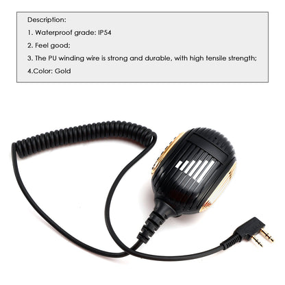 Altoparlante per microfono K-SM26 per TK-220 TH-F6 RPU499A KG669 TG-2AT PX333 LT-3288